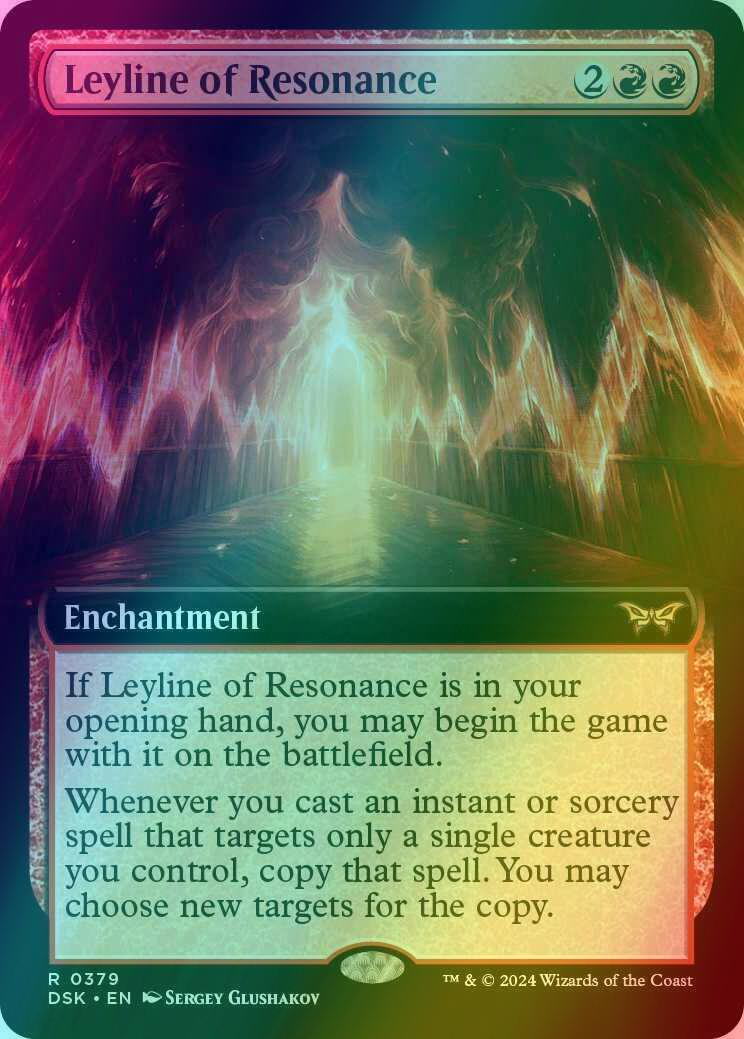 Leyline of Resonance [379] [Extended Art] [Duskmourn: House of Horror] [Foil]