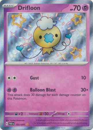 Drifloon - 155/091 - Shiny Rare [sv045-155] [Secret]