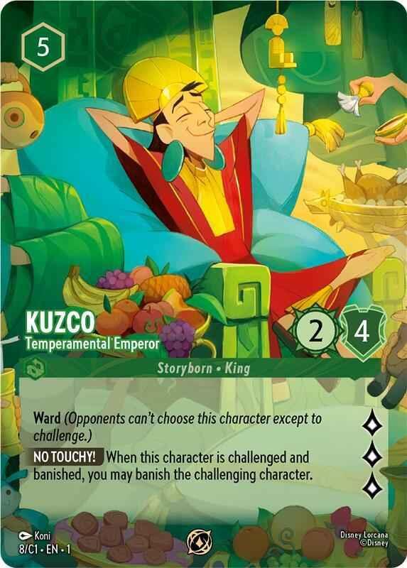 Kuzco - Temperamental Emperor - 8/C1 [Disney Lorcana Promo Cards] [Holofoil]