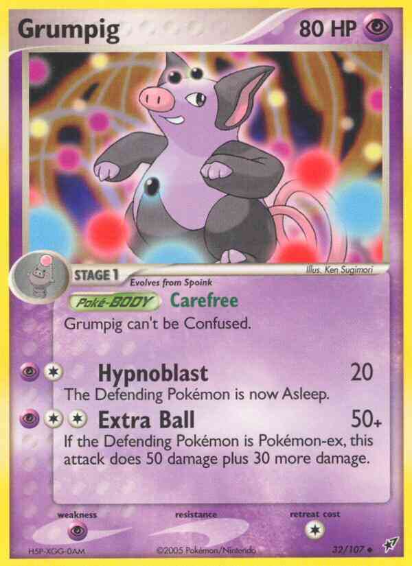 Grumpig - 32/107 - Uncommon [ex8-32] [Reverse Holo]