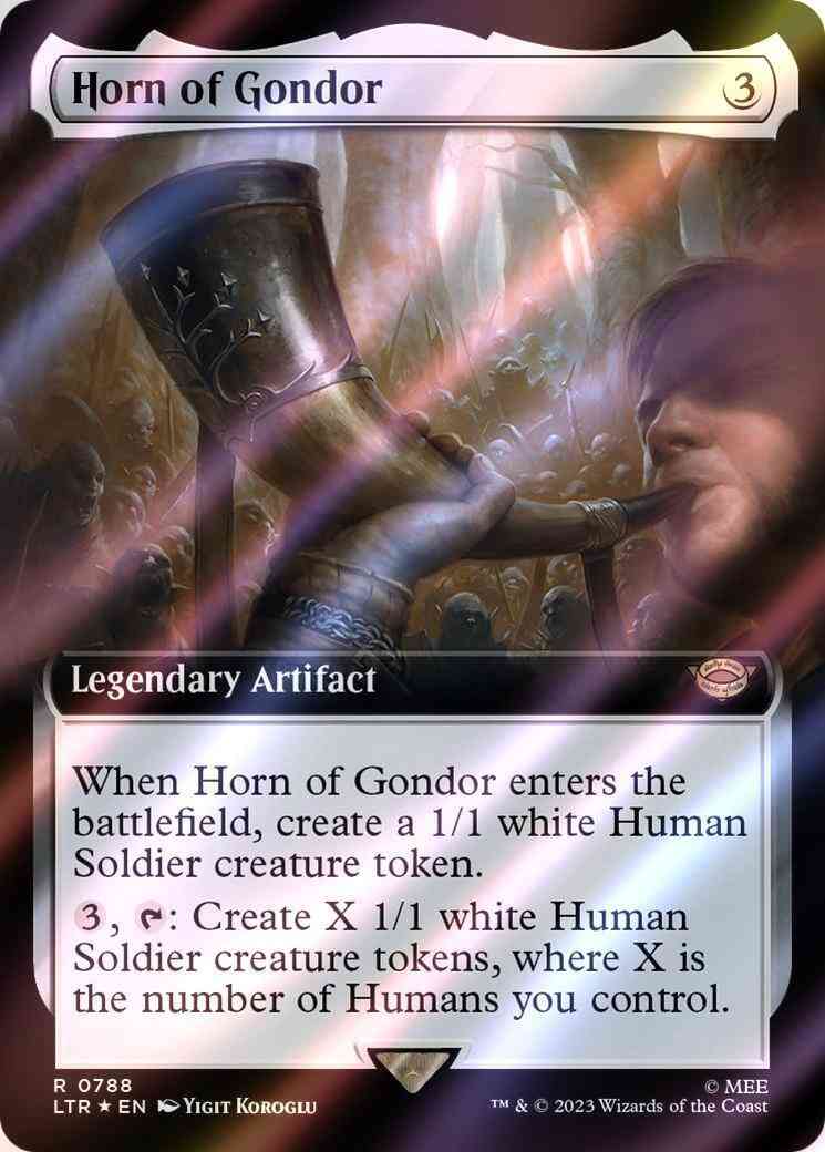 Horn of Gondor [788] [Extended Art] [The Lord of the Rings: Tales of Middle-earth] [Surge Foil]