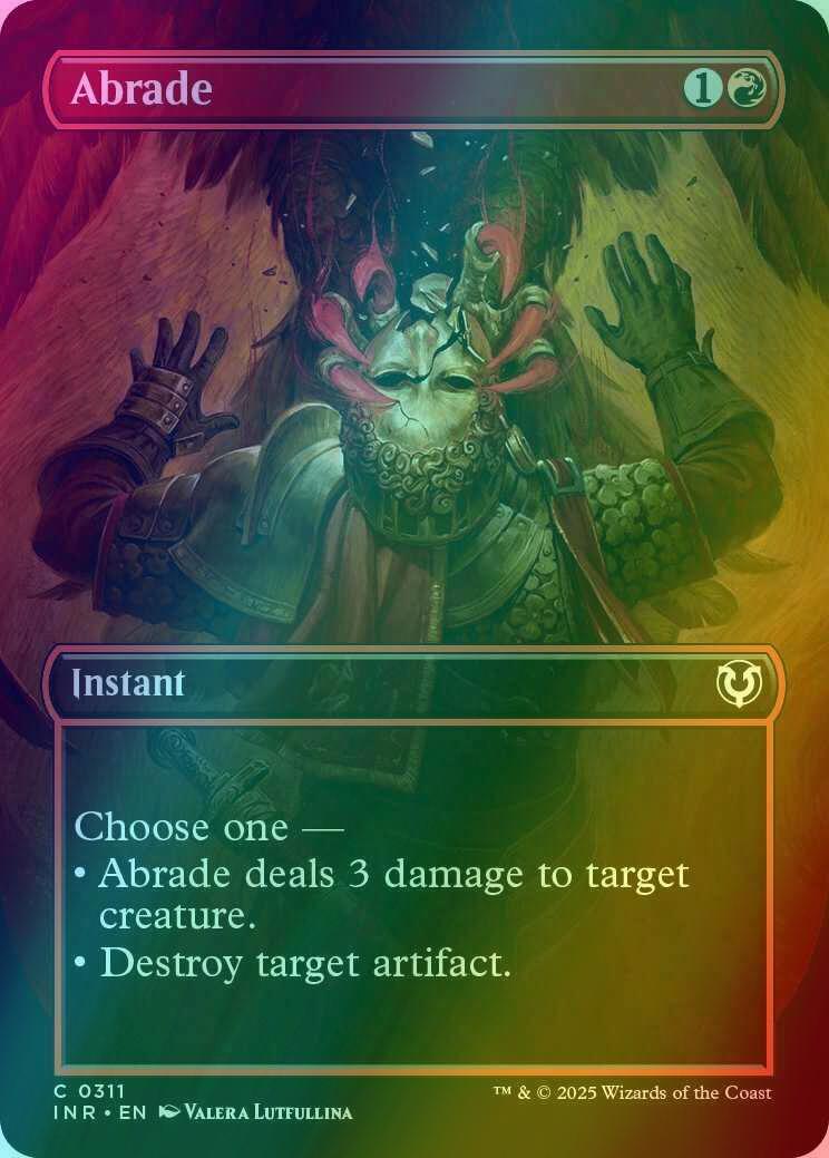 Abrade [311] [Borderless] [Innistrad Remastered] [Foil]