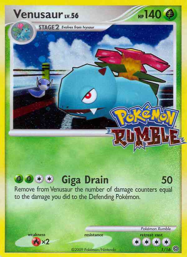 Venusaur - 1/16 - Promo [ru1-1] [Holo]