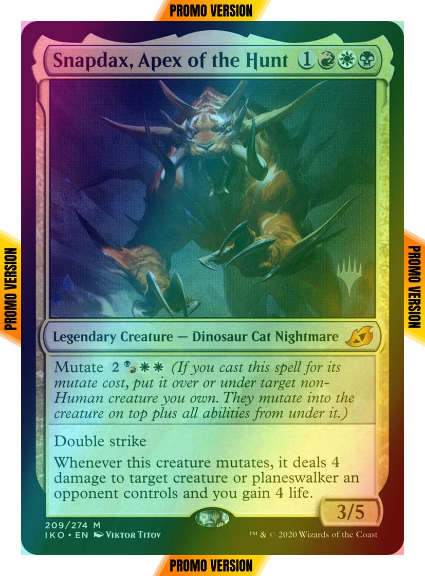 Snapdax, Apex of the Hunt [Promo Pack] [209p] [Ikoria: Lair of Behemoths Promos] [Foil]