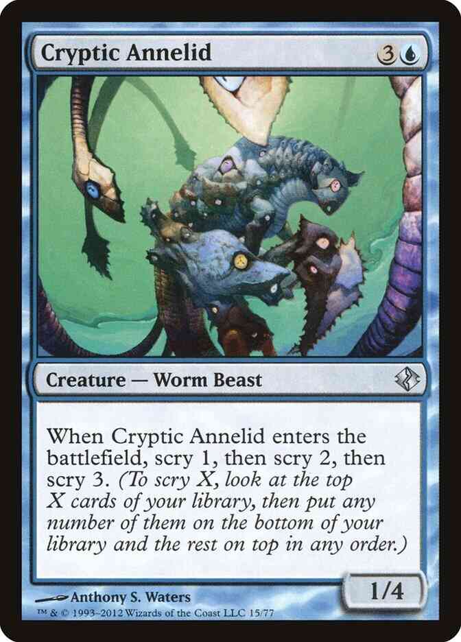 Cryptic Annelid [15] [Duel Decks Venser vs Koth] [Non-Foil]