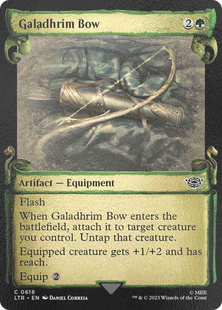 Galadhrim Bow [618] [Scrolls Showcase] [The Lord of the Rings: Tales of Middle-earth] [Silver Foil]