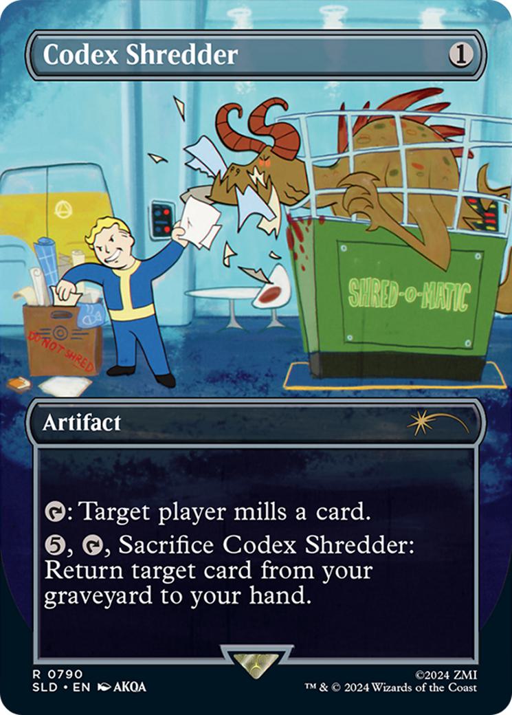 Codex Shredder [0790] [Borderless] [Fallout: S.P.E.C.I.A.L.] [Secret Lair Drop] [Foil]