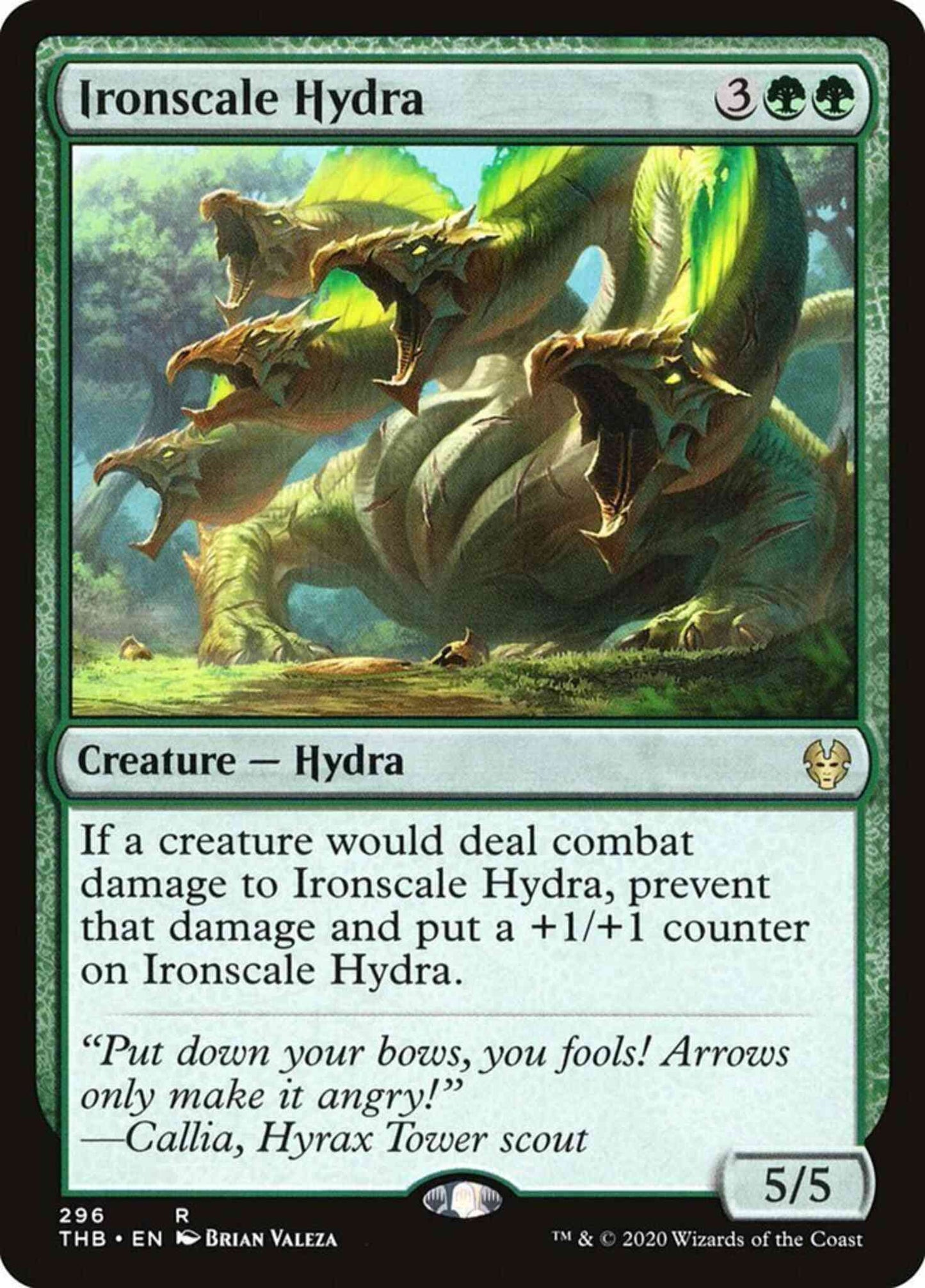 Ironscale Hydra [296] [Theme Booster Exclusive] [Theros Beyond Death] [Non-Foil]