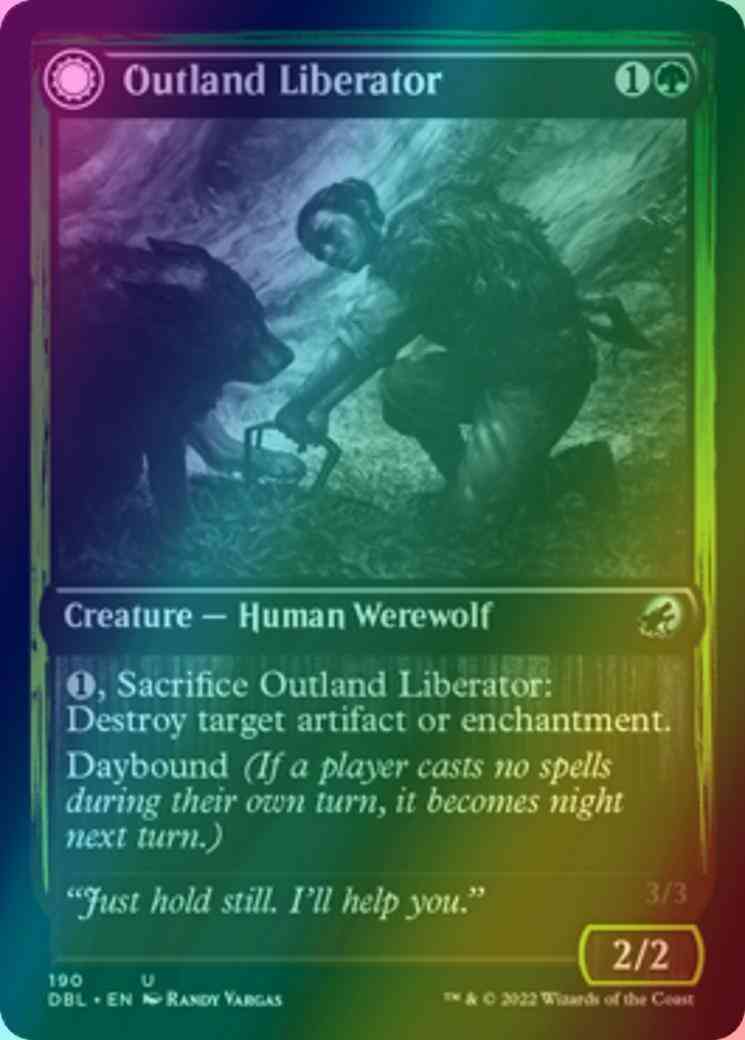 Outland Liberator // Frenzied Trapbreaker [190] [Innistrad: Double Feature] [Foil]