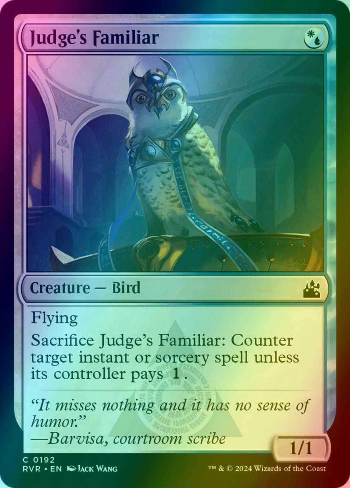 Judge's Familiar [192] [Ravnica Remastered] [Foil]