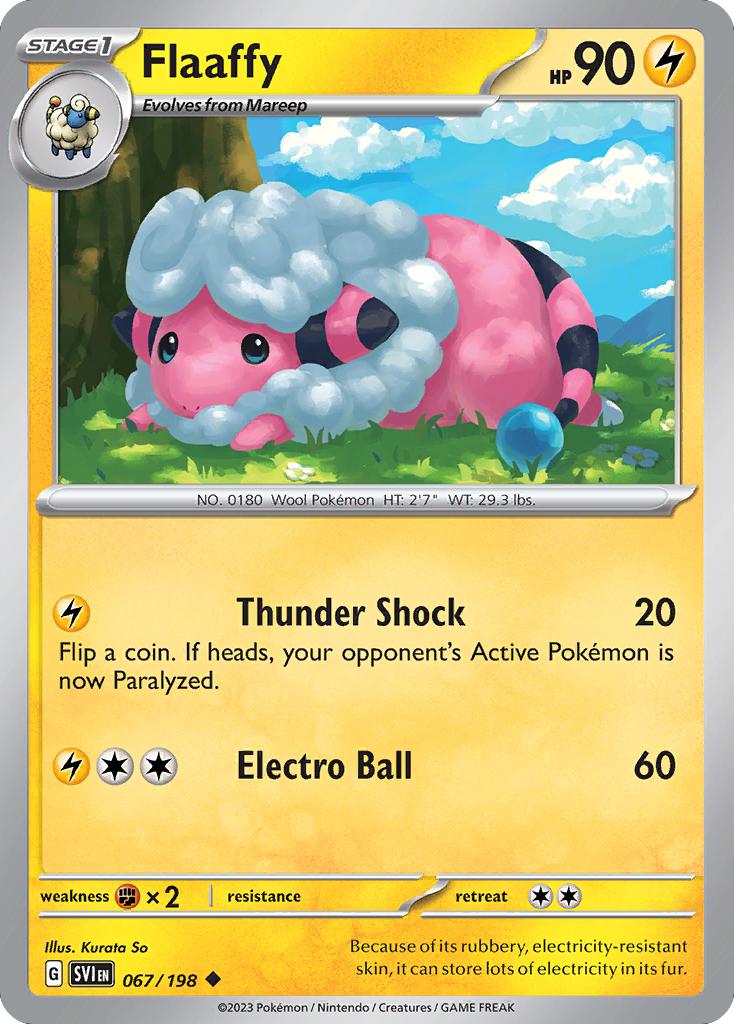 Flaaffy - 067/198 - Uncommon [sv01-067] [Non-Holo]