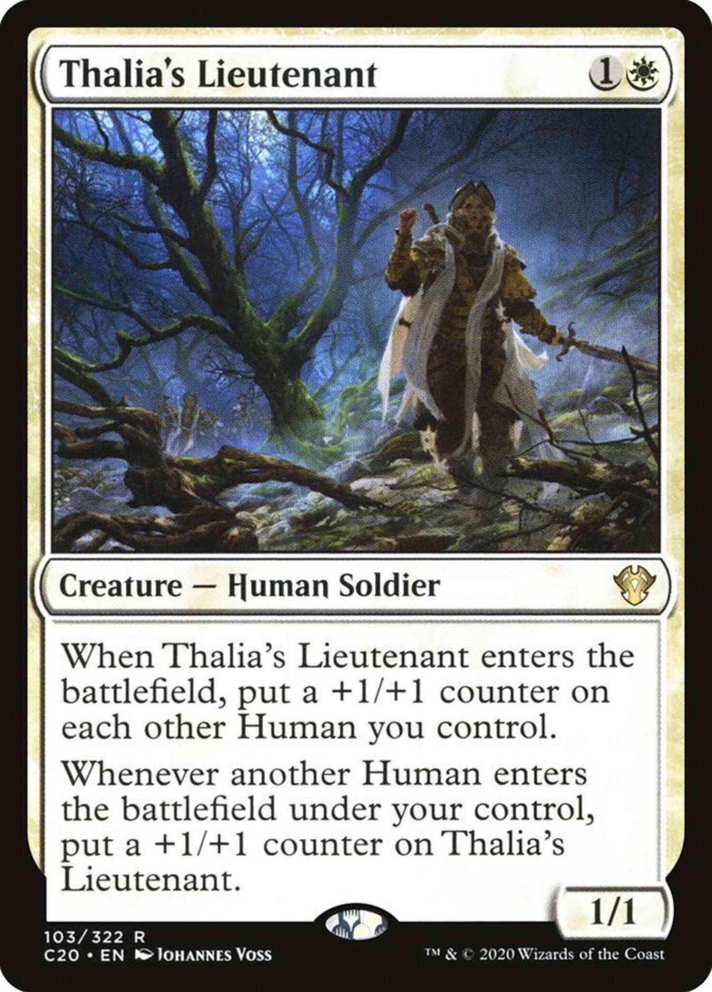 Thalia's Lieutenant [103] [Commander 2020] [Non-Foil]