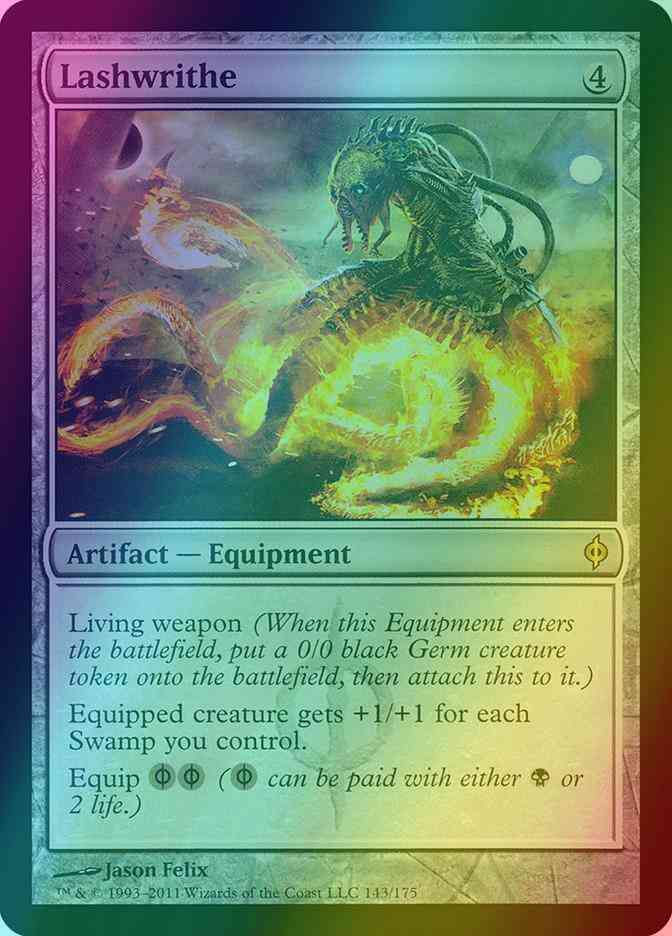 Lashwrithe [143] [New Phyrexia] [Foil]