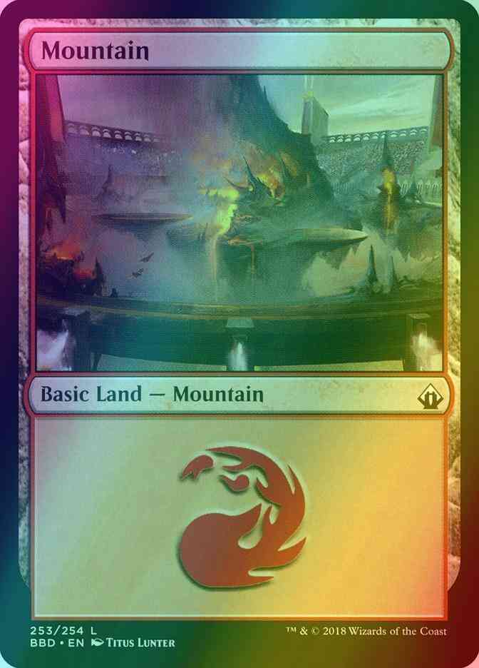 Mountain [253] [Battlebond] [Foil]