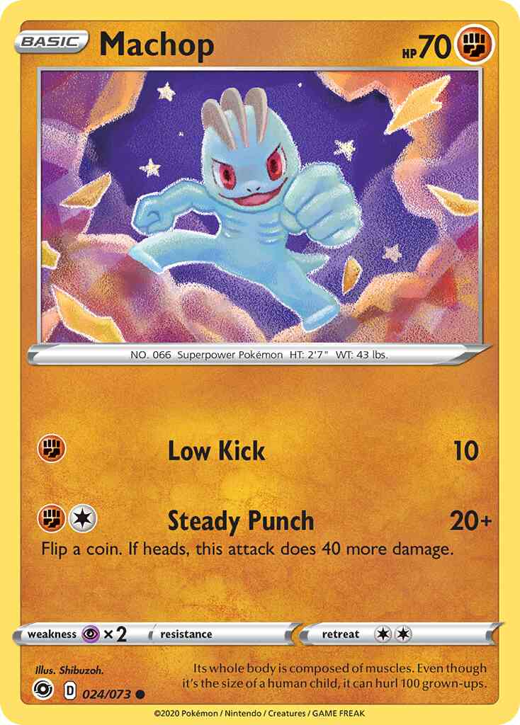 Machop - 024/073 - Common [swsh35-024] [Reverse Holo]