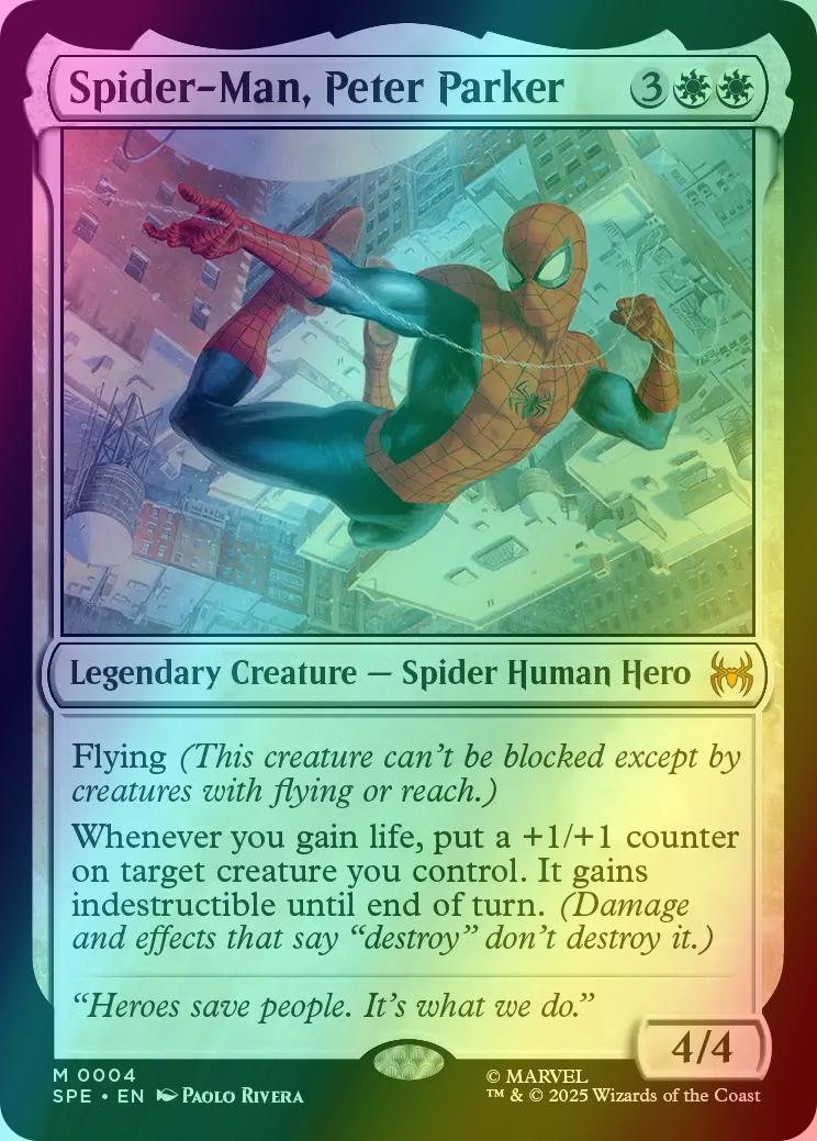 Spider-Man, Peter Parker [4] [Marvel's Spider-Man Eternal] [Foil]