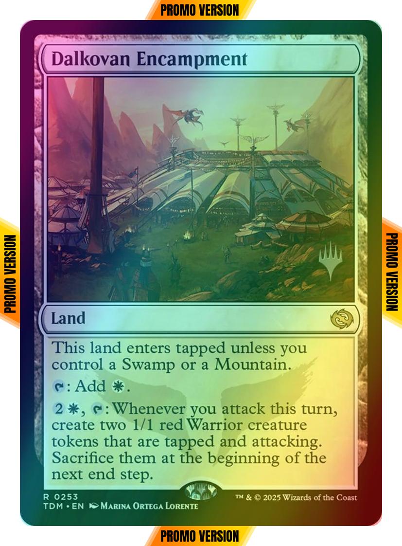 Dalkovan Encampment [253p] [Promo Pack] [Tarkir: Dragonstorm: Promos] [Foil]