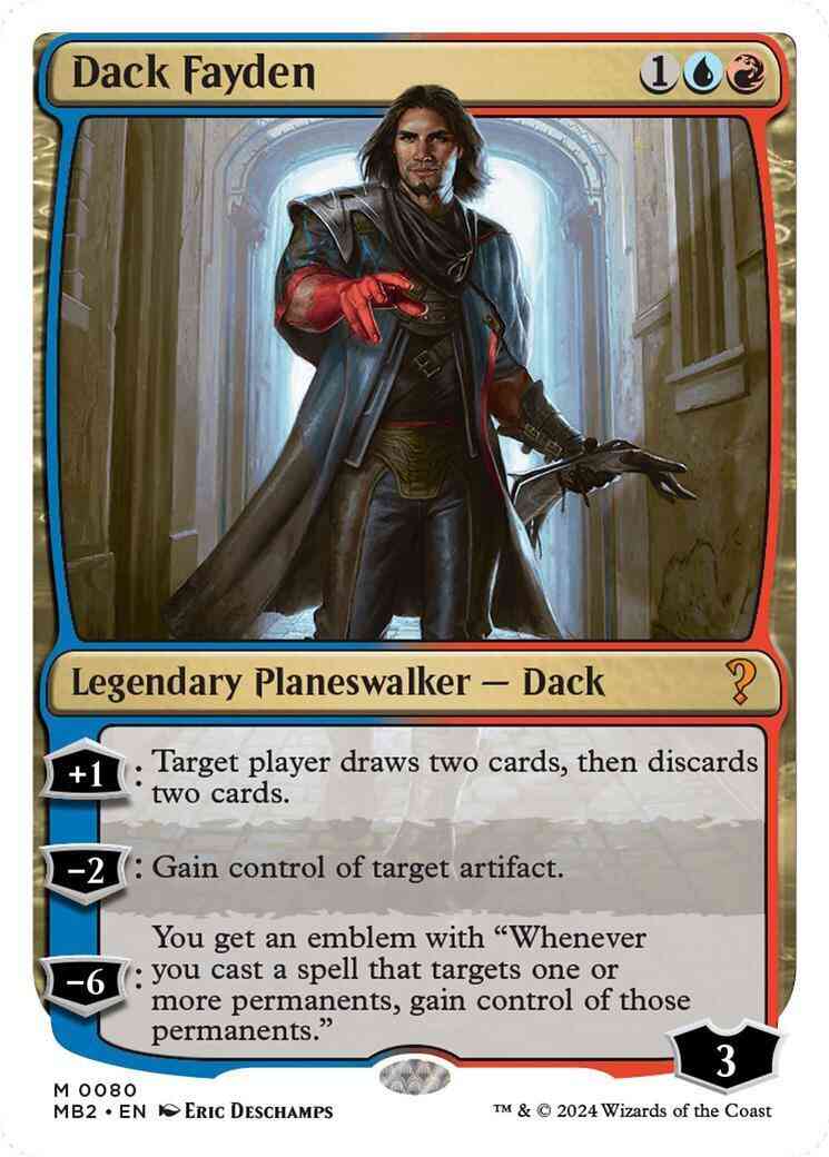 Dack Fayden [80] [White Border] [Mystery Booster 2] [Non-Foil]