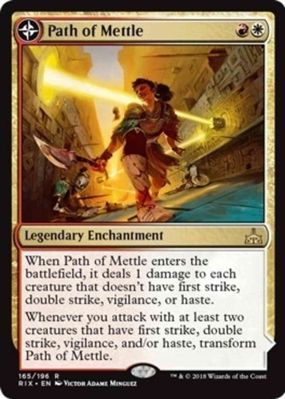 Path of Mettle // Metzali, Tower of Triumph [165] [Rivals of Ixalan] [Non-Foil]