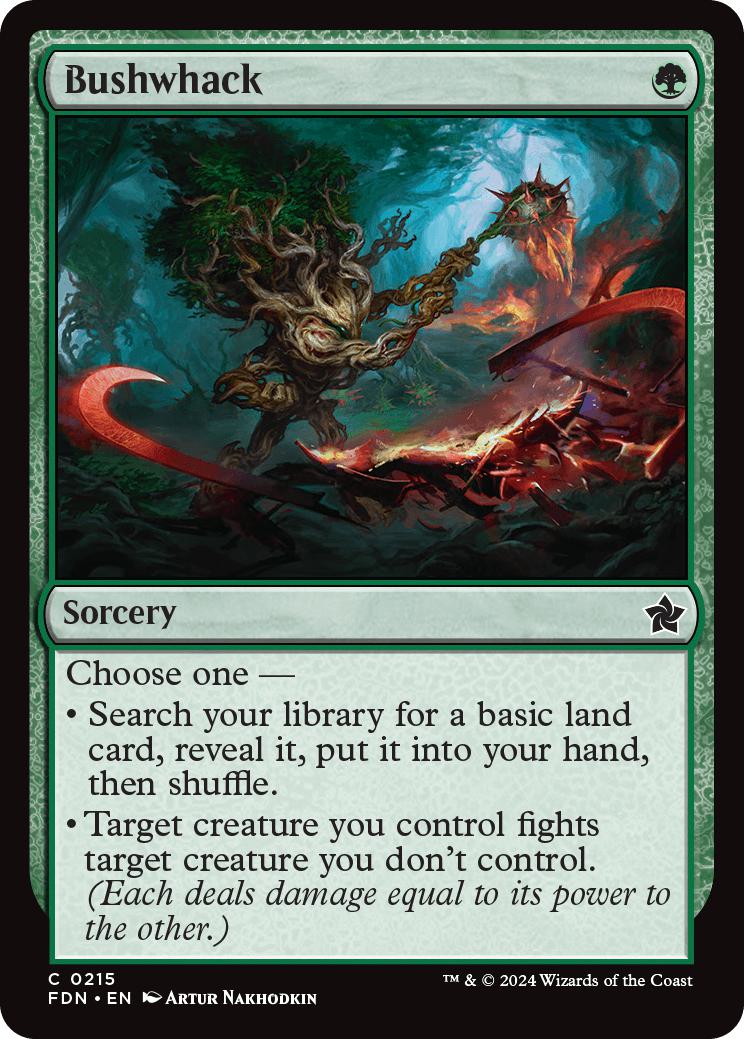 Bushwhack [215] [Foundations] [Non-Foil]