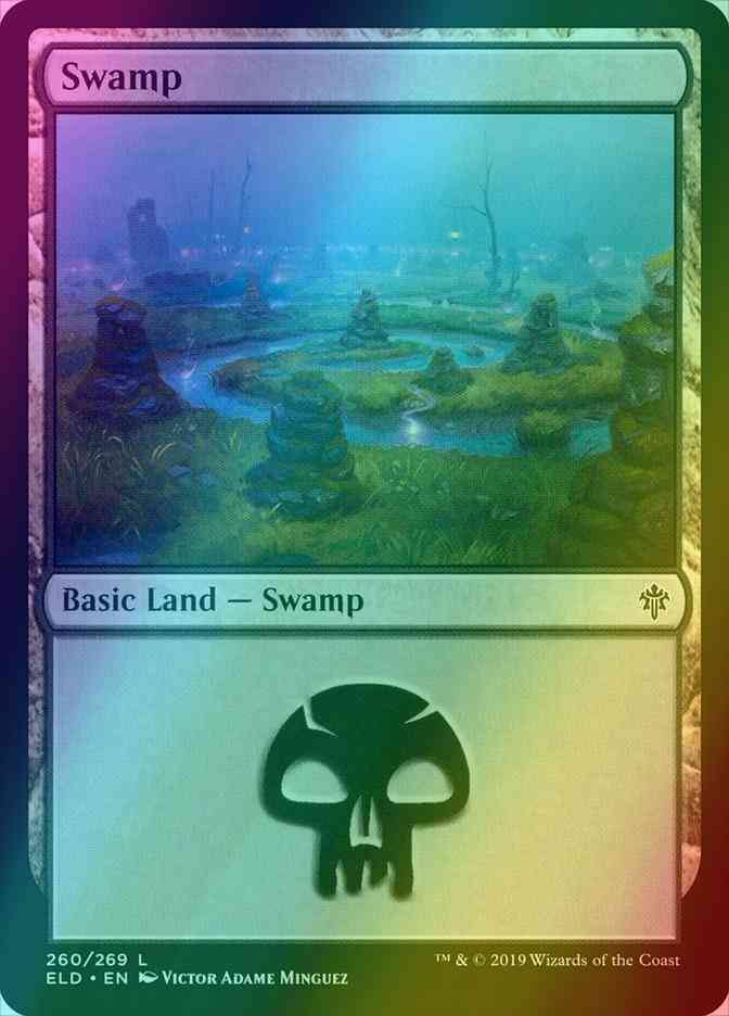 Swamp [260] [Throne of Eldraine] [Foil]