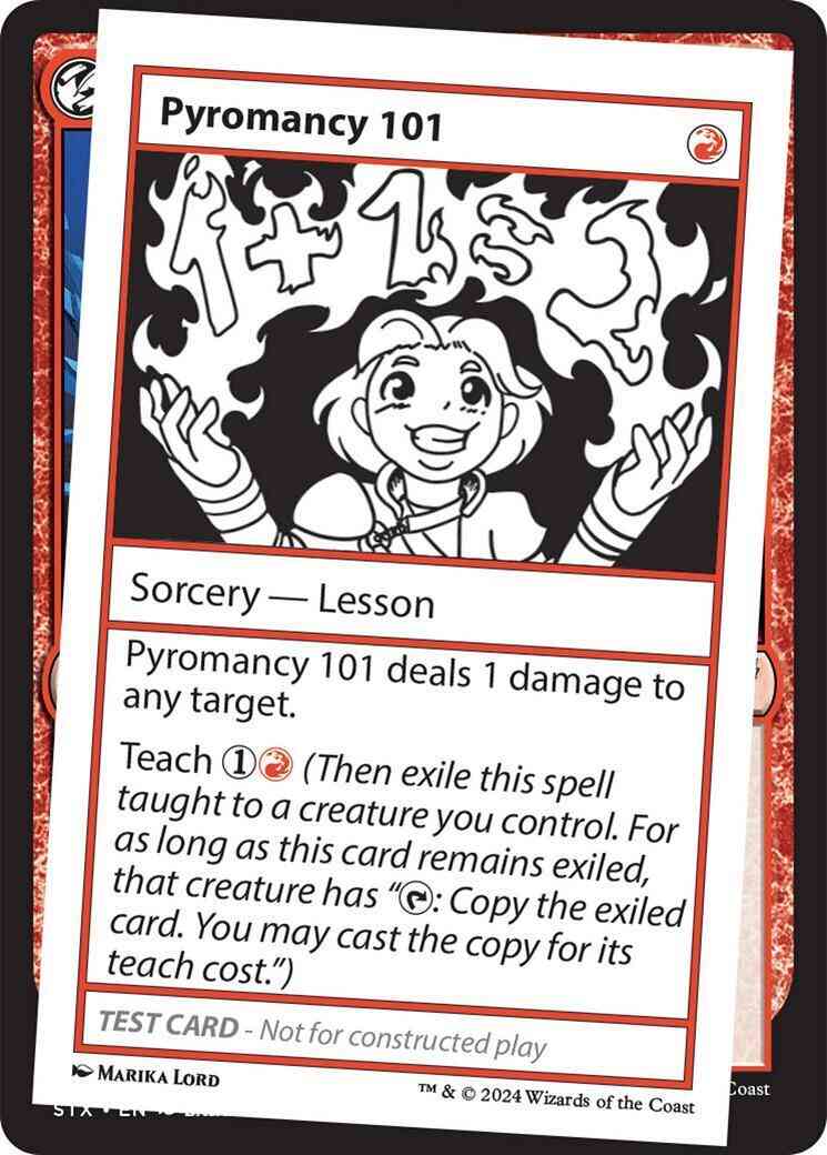 Pyromancy 101 [329] [Playtest Card] [Mystery Booster 2] [Non-Foil]