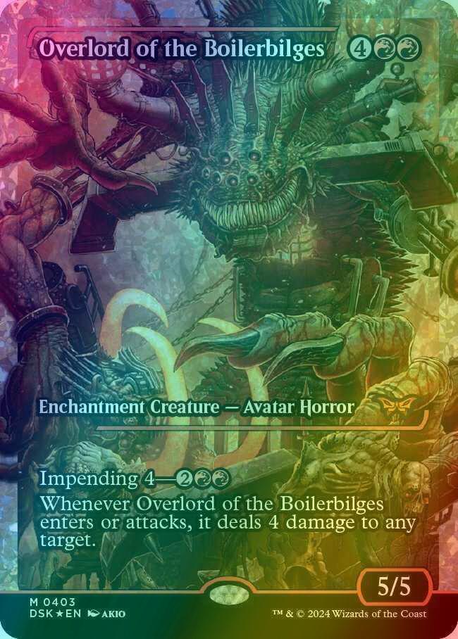 Overlord of the Boilerbilges [403] [Japan Showcase] [Duskmourn: House of Horror] [Fracture Foil]