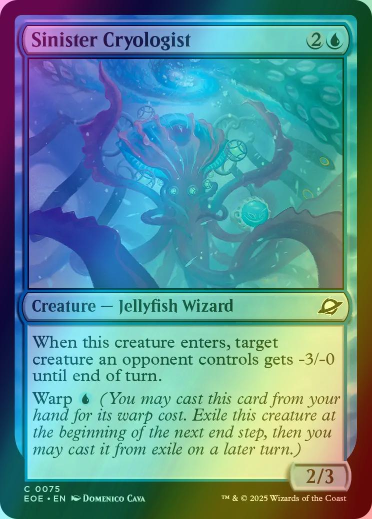 Sinister Cryologist [75] [Edge of Eternities] [Foil]