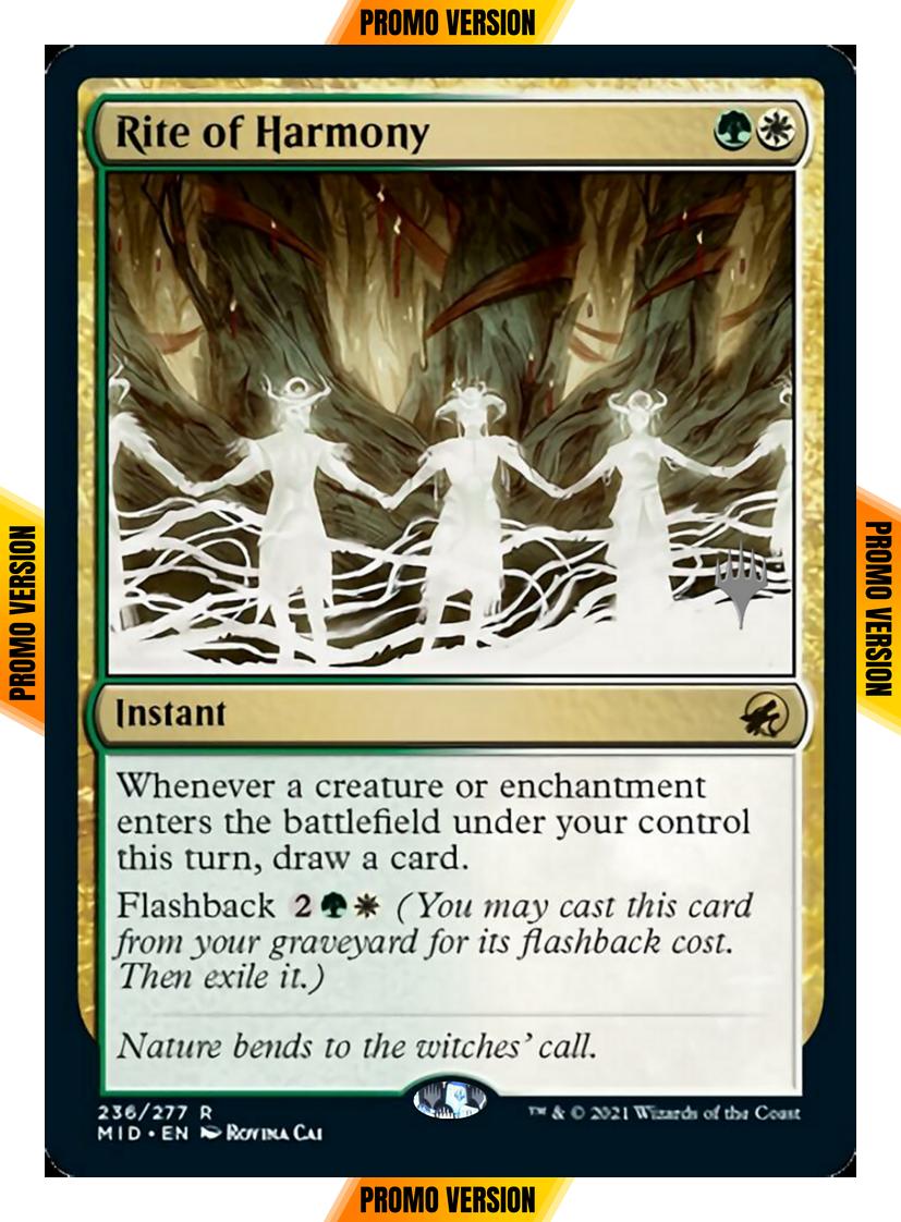 Rite of Harmony [Promo Pack] [236p] [Innistrad: Midnight Hunt Promos] [Non-Foil]