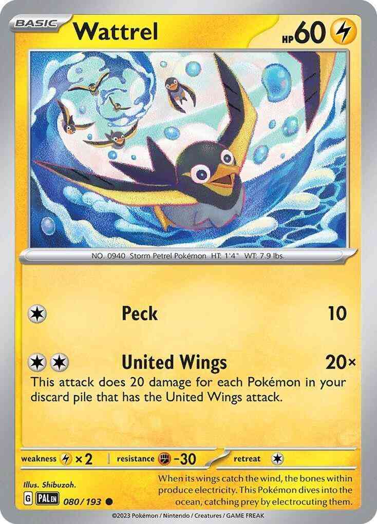 Wattrel - 080/193 - Common [sv02-080] [Non-Holo]