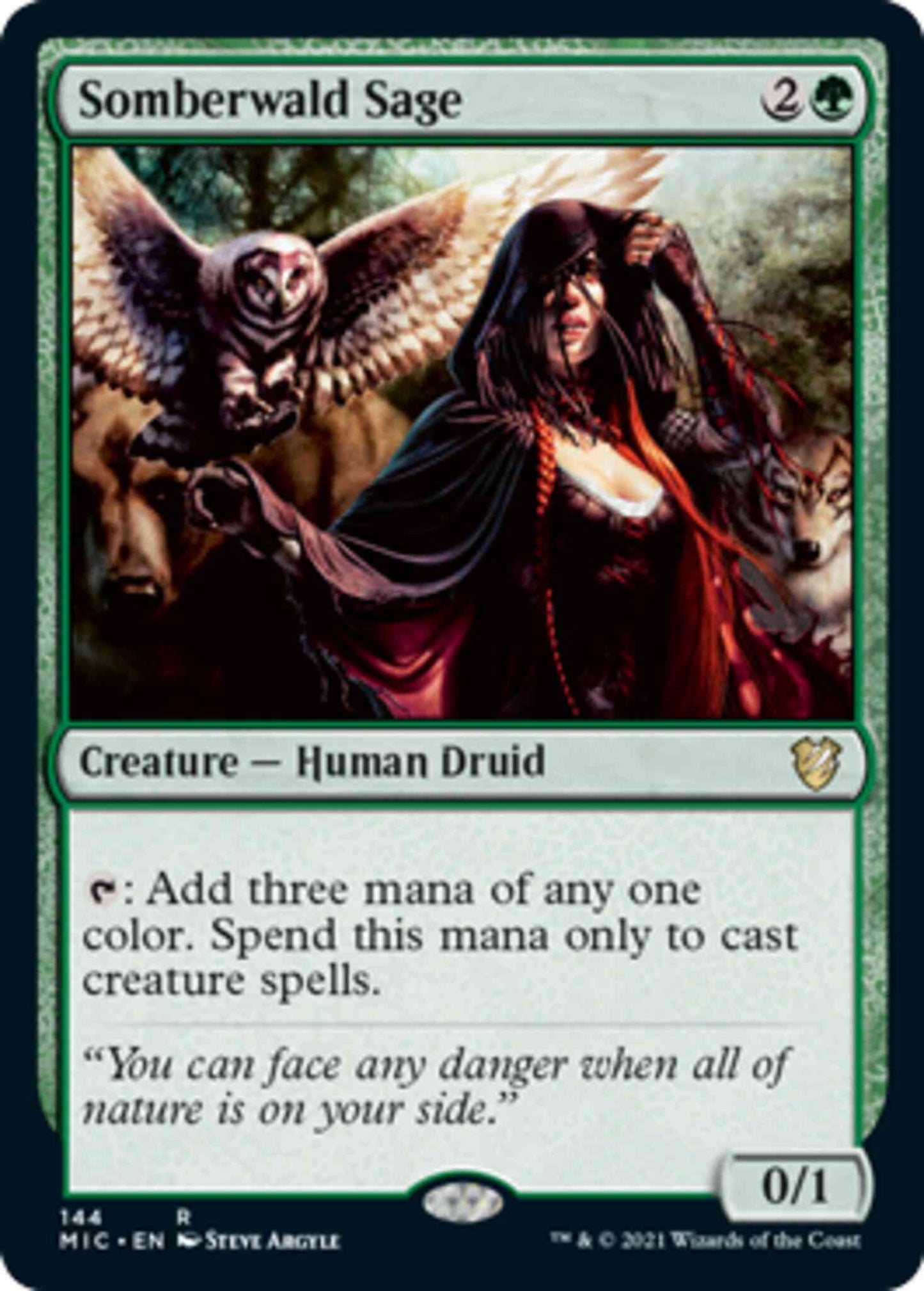 Somberwald Sage [144] [Innistrad: Midnight Hunt: Commander] [Non-Foil]