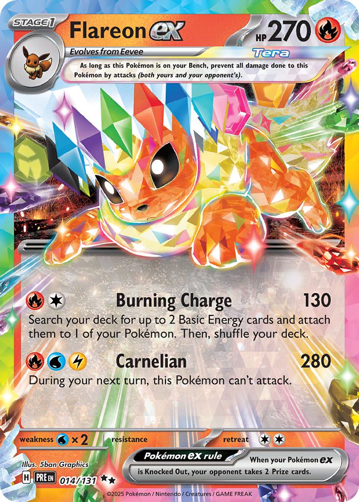 Flareon ex - 014/131 - Double Rare [sv085-014] [Ultra]