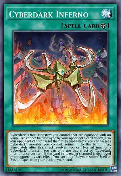 Cyberdark Inferno - LEDU-EN025 - Super Rare - 1st Edition