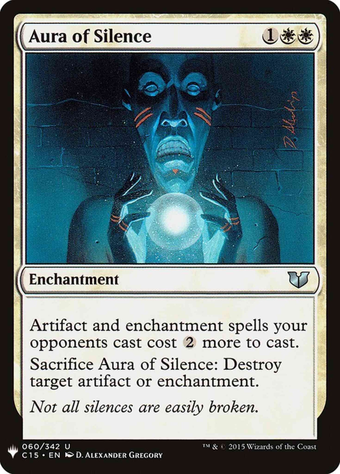 Aura of Silence [C15-60] [The List] [Non-Foil]