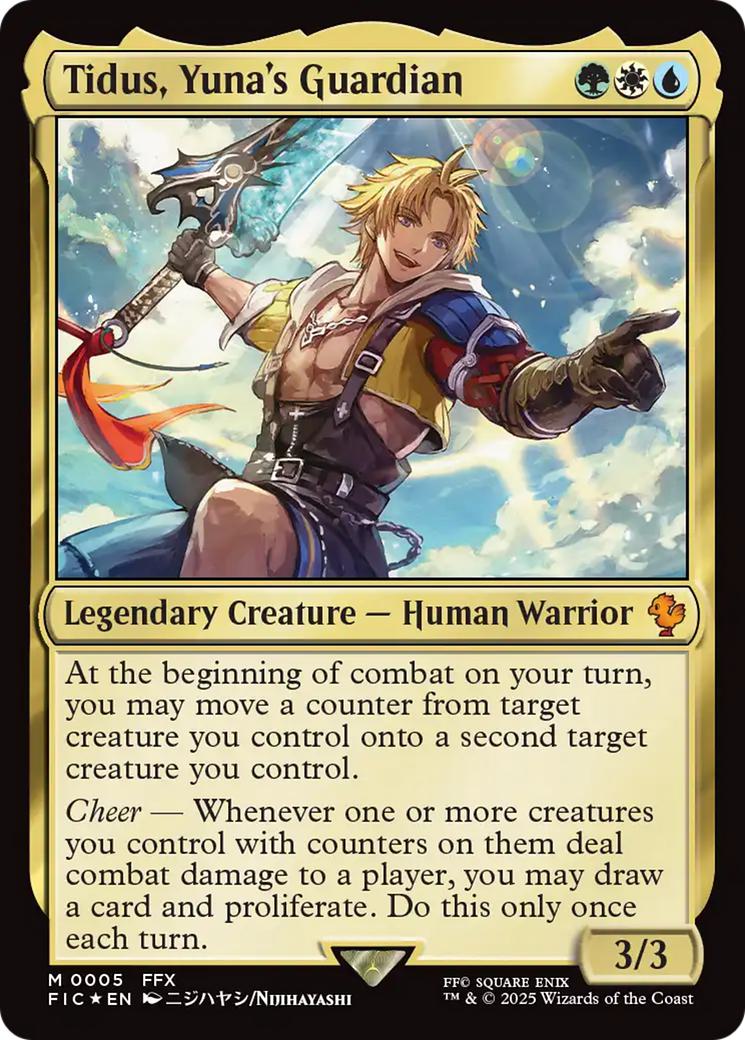 Tidus, Yuna's Guardian [5] [FINAL FANTASY: Commander] [Non-Foil]