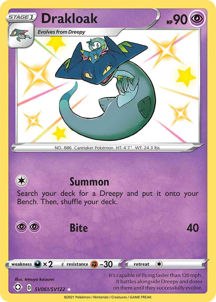 Drakloak - SV061/SV122 - Rare Shiny [swsh45sv-SV061] [Holo]