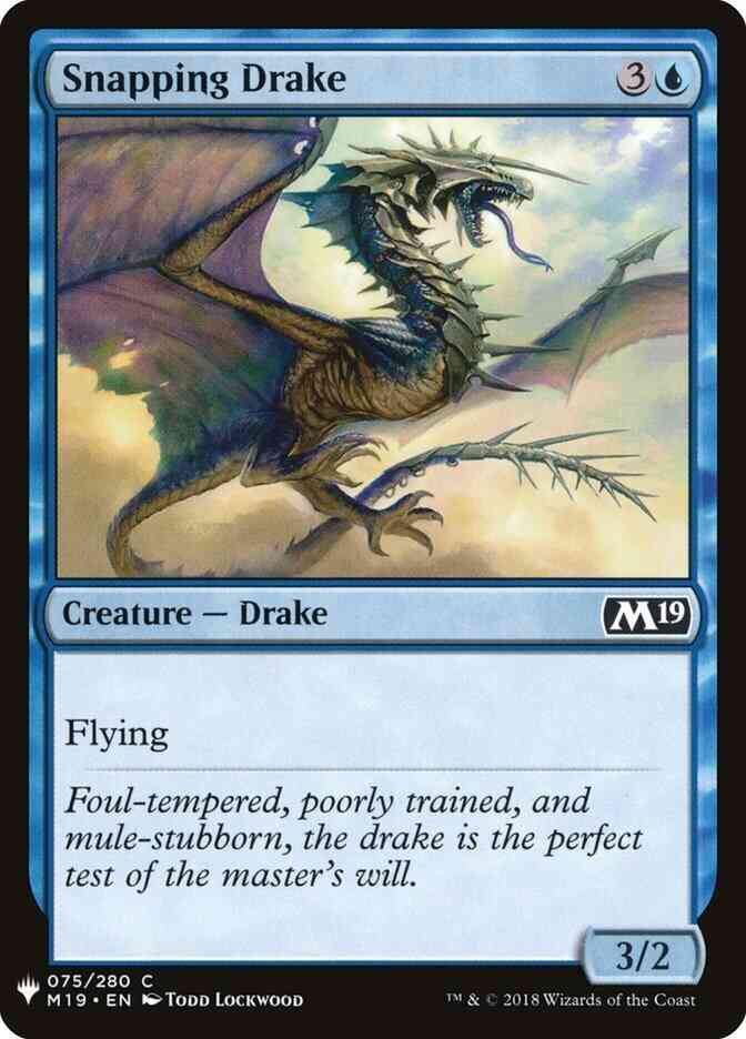 Snapping Drake [M19-75] [The List] [Non-Foil]