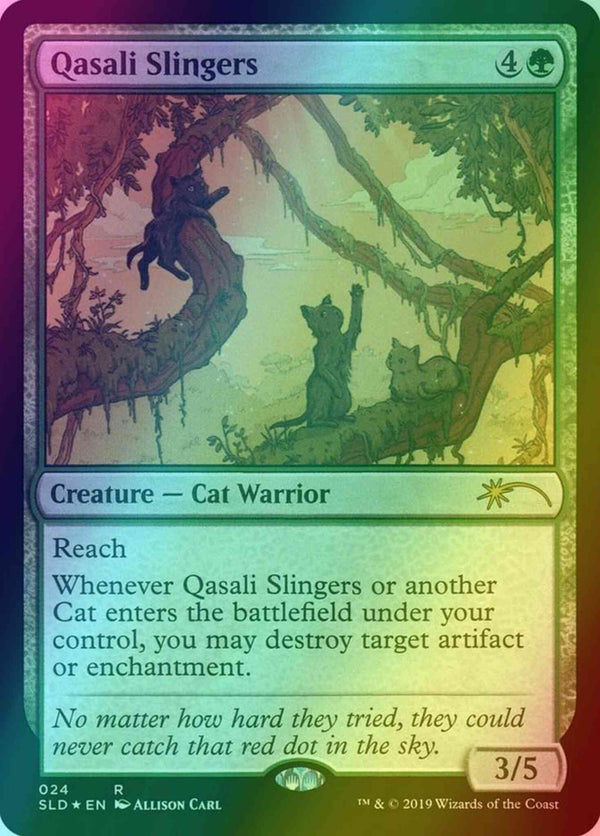 Qasali Slingers [0024] [OMG KITTIES!] [Secret Lair Drop] [Foil]