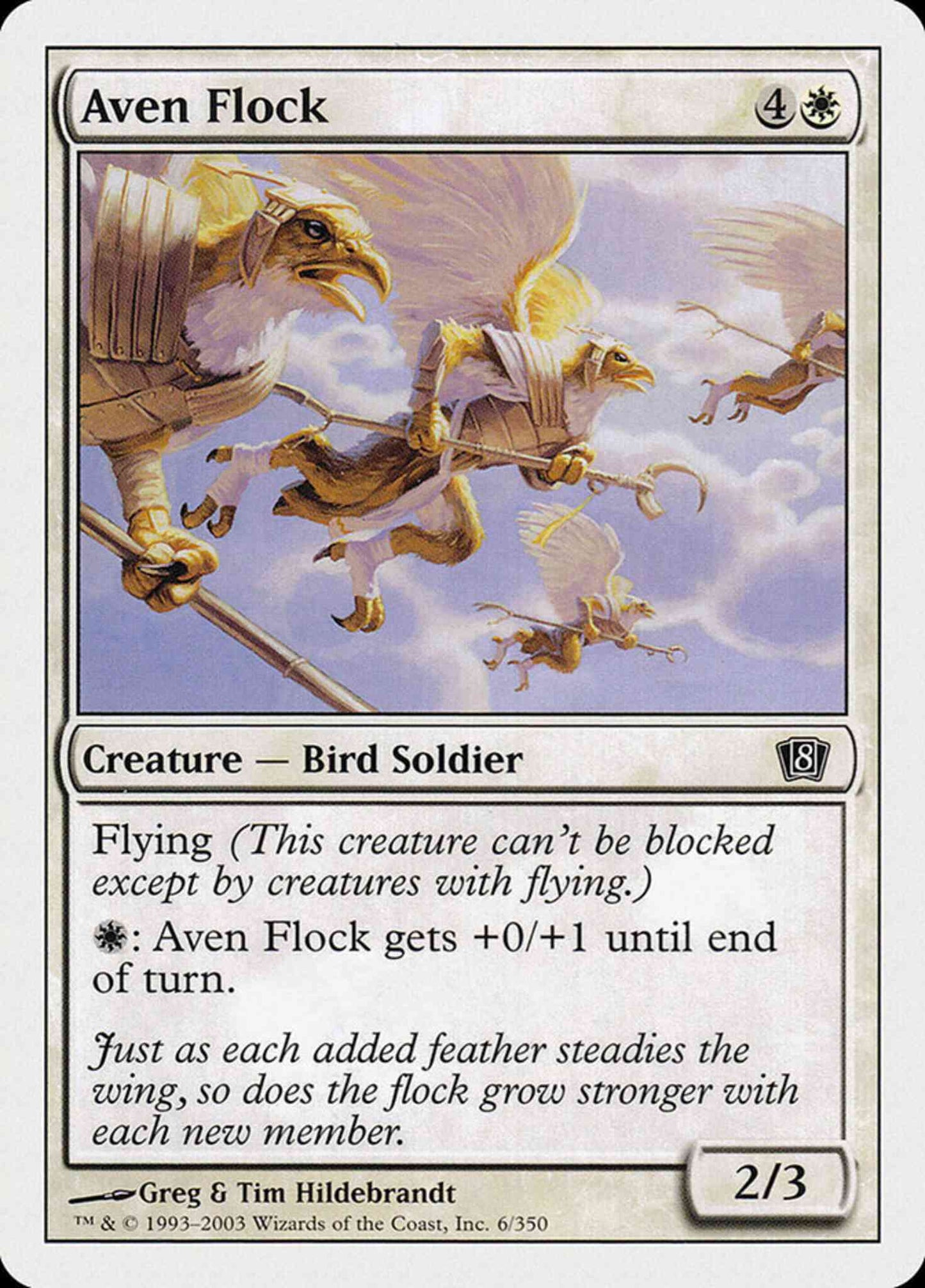 Aven Flock [6] [Eighth Edition] [Non-Foil]