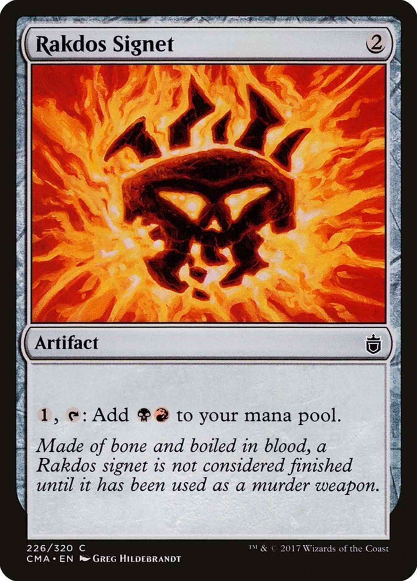 Rakdos Signet [226] [Commander Anthology] [Non-Foil]