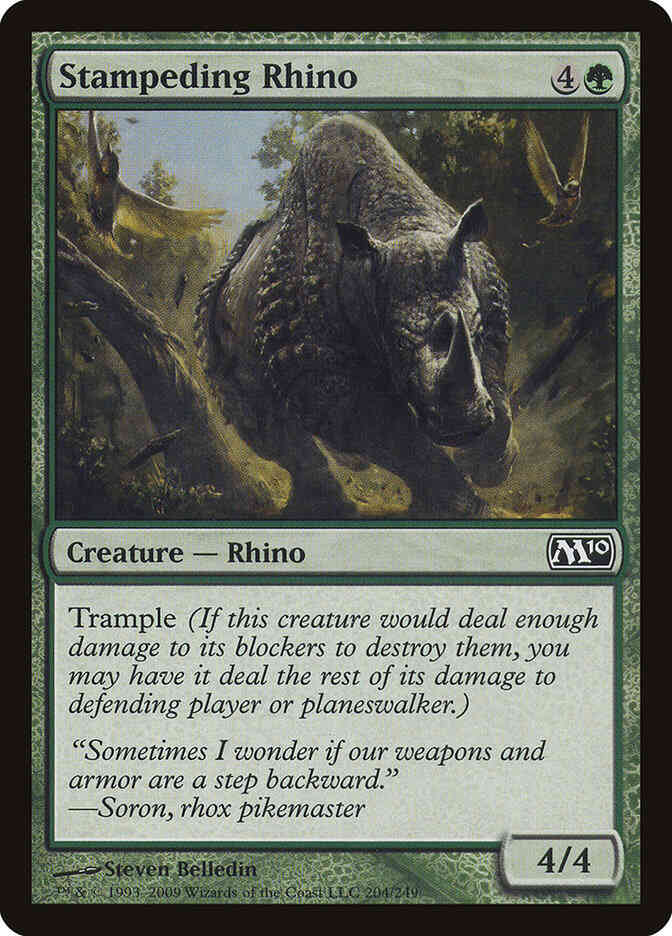 Stampeding Rhino [204] [Magic 2010] [Non-Foil]