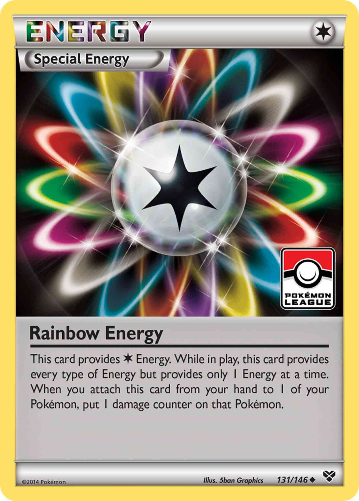 Rainbow Energy - 131/146 - Uncommon [xy1-131] [Non-Holo]