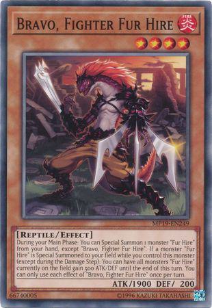 Bravo, Fighter Fur Hire - MP19-EN249 - Common - Unlimited