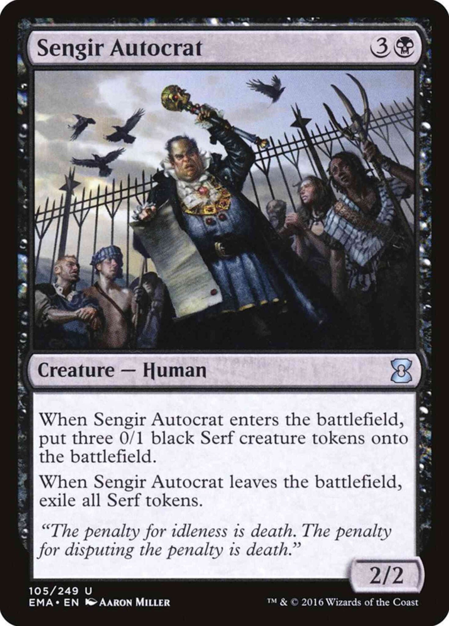 Sengir Autocrat [105] [Eternal Masters] [Non-Foil]