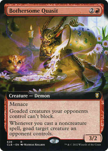 Bothersome Quasit [628] [Extended Art] [Commander Legends: Battle for Baldur's Gate] [Non-Foil]