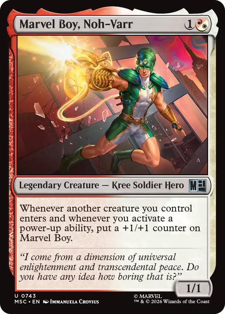 Marvel Boy, Noh-Varr [743] [Jumpstart] [Marvel Super Heroes: Commander] [Non-Foil]