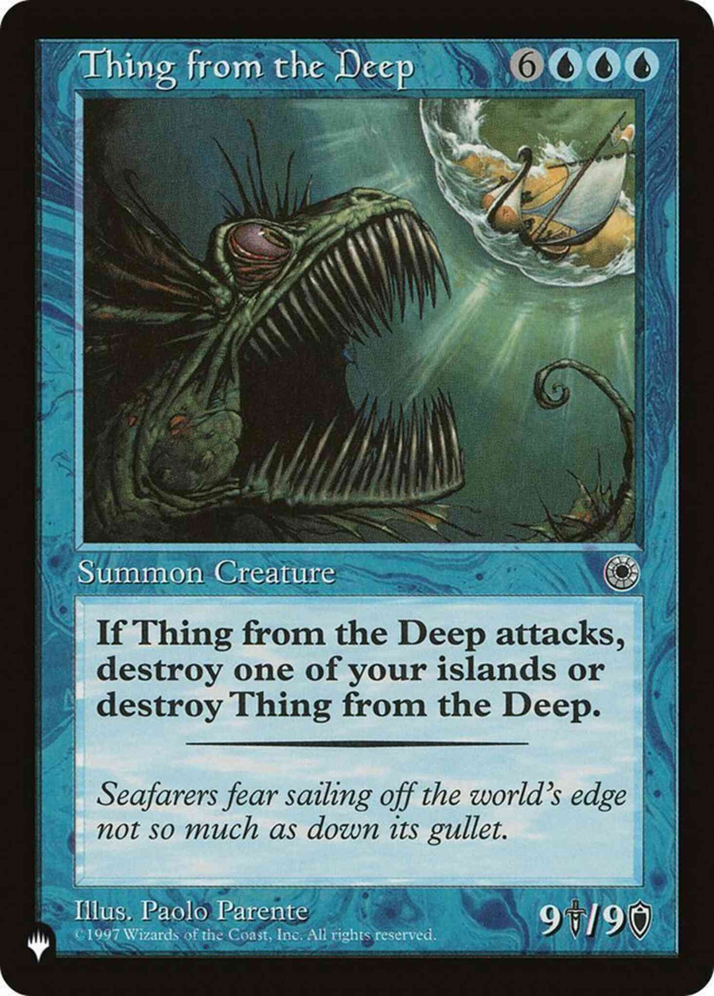 Thing from the Deep [POR-73] [The List] [Non-Foil]