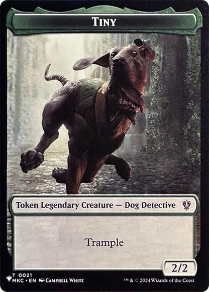 City's Blessing Token (17) // Tiny Token (21) [LCC/MKC Set Symbol] [The List: Tokens] [Non-Foil]