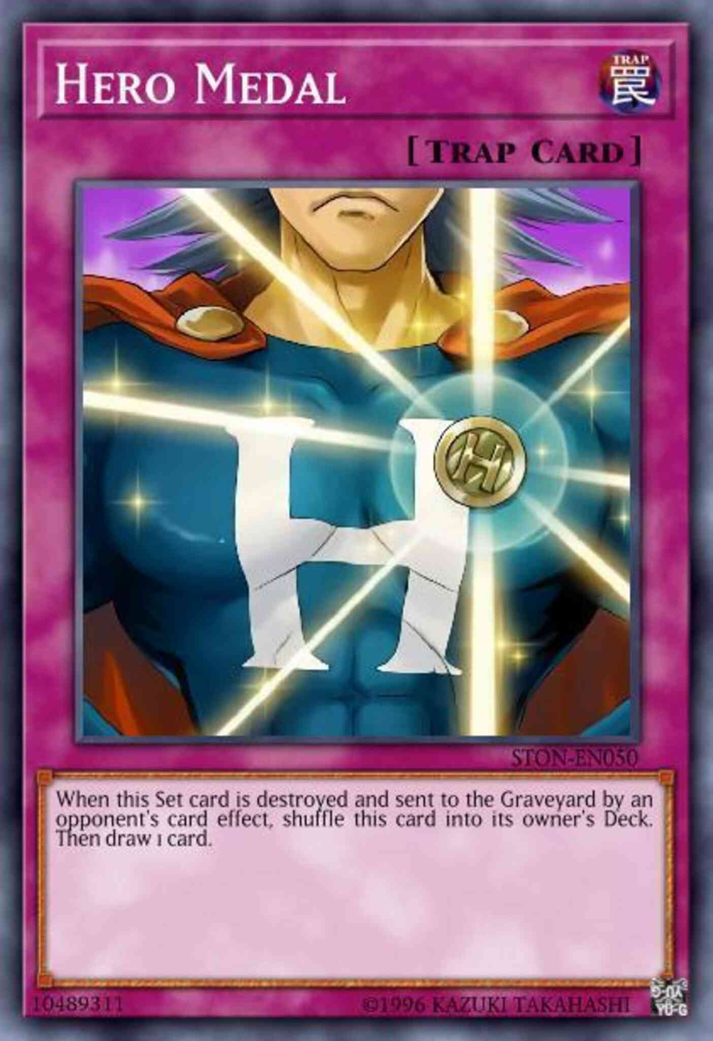 Hero Medal - STON-EN050 - Rare - 1st Edition
