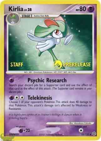 Kirlia - 53/132 - Promo [Prerelease] [Staff] [DP3MSP-53] [Non-Holo]